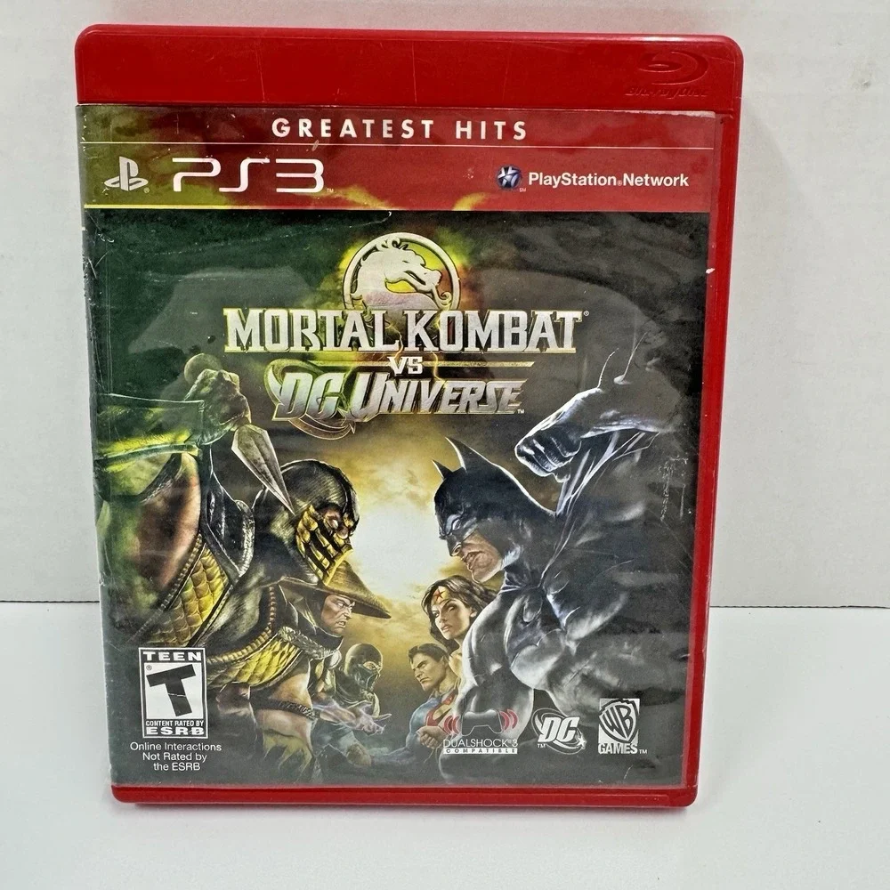 Playstation 3 Mortal Kombat vs DC Universe CIB PS3 Complete Video Game